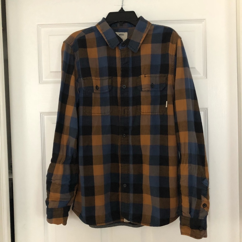 Earthtonish Van’s Long Sleeve Flannel - Size S